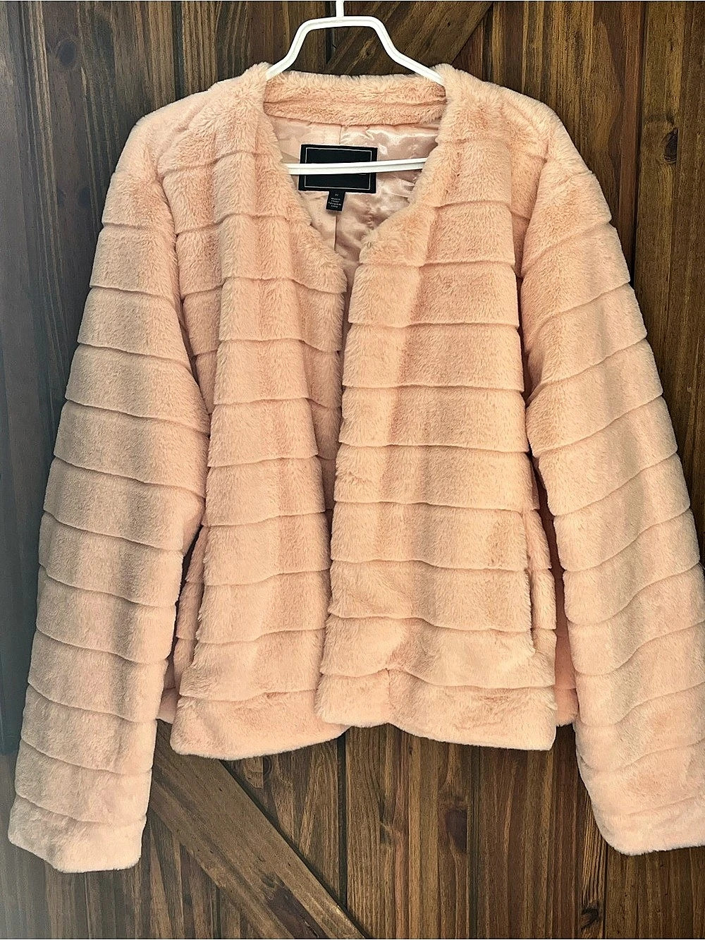 Regal Pink Faux Fur Jacket